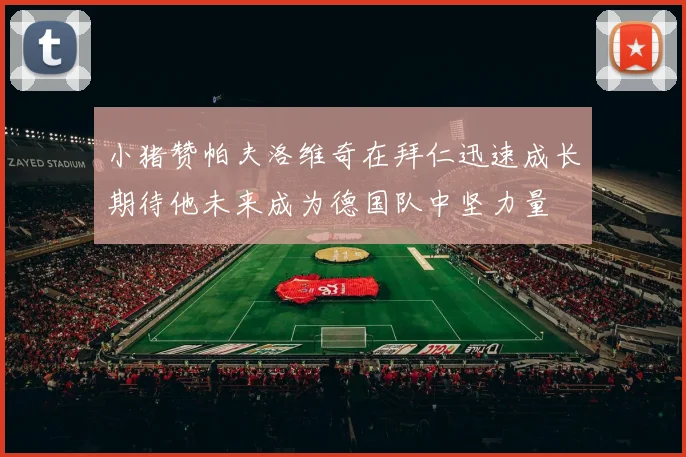 小猪赞帕夫洛维奇在拜仁迅速成长期待他未来成为德国队中坚力量